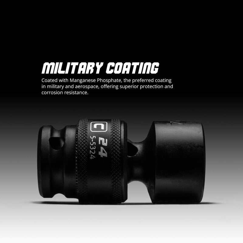 Capri Tools 15 mm Universal Impact Socket, 1/2-Inch Drive, 6-Point, Metric - Image 5